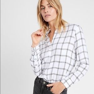 Banana Republic Dillon Classic-Fit Flannel Shirt windowpane plaid